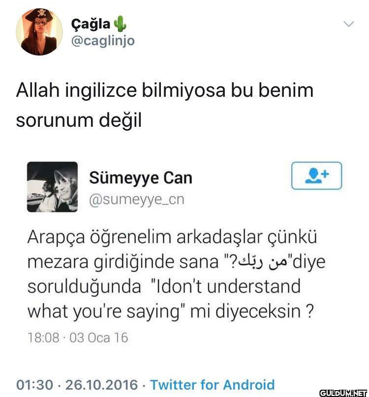 Çağla @caglinjo Allah...