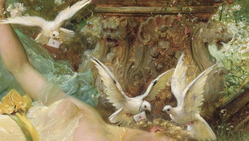die-rosastrasse:Hans ZatzkaAustrian, 1859-1945Venus and Cupid (details)