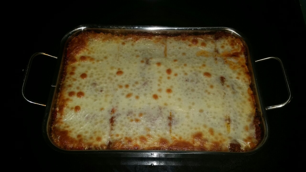 blw1:  herone-andonly:  Tonight I made a fantastic lasagna and garlic bread for @blw1.