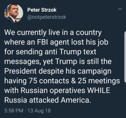 liberalsarecool:  Bingo. This is not Peter Strzok. I know.  When the GOP says law and order, they mean the criminal gets to end his own investigation.