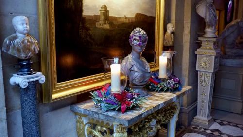 It’s a masquerade at Castle Howard, North Yorkshire, England. 