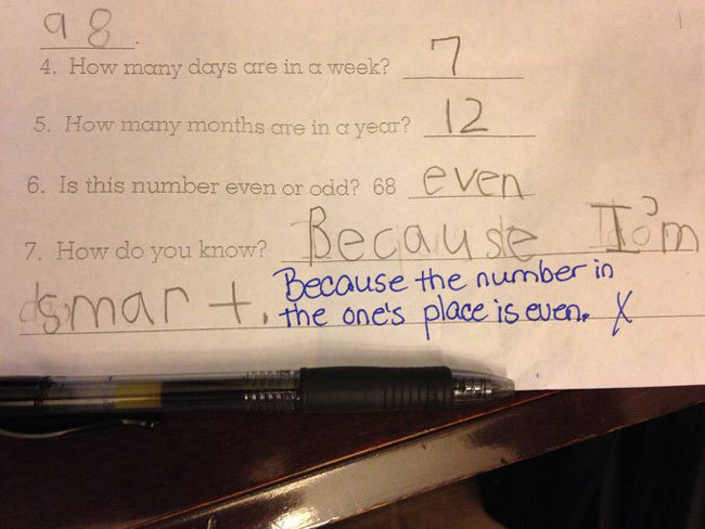 beben-eleben:  39 Test Answers That Are 100% Wrong But Totally Genius At The Same