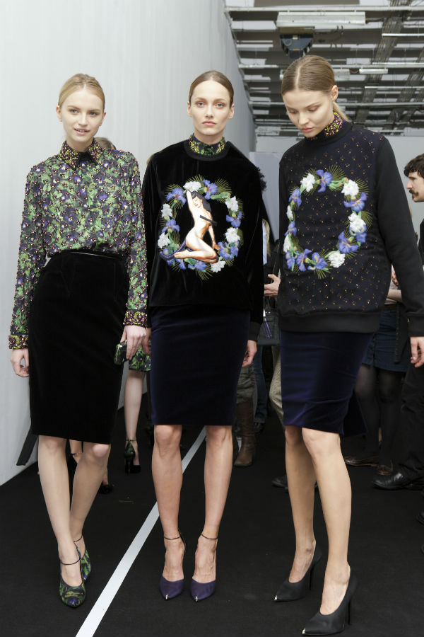glamrockandlove:  Statement Sweaters &lt;3 | Backstage at Givenchy by Riccardo