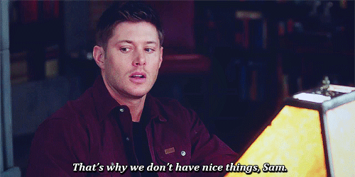 bakasara:  iamsupernaturalsbitch:  Might be the first time we’ve ever seen Sam