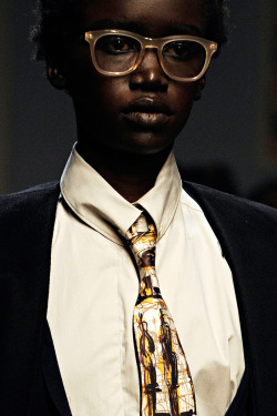 Heroinchiq:  Fay-Wray:  Akuol De Mabior For Paul Smith Fall/Winter 2011 Ready-To-Wear