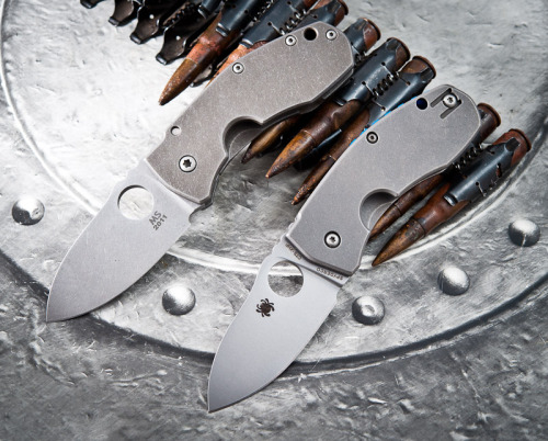 gunrunnerhell:  Spyderco & Marcin Slysz Collaboration - Techno