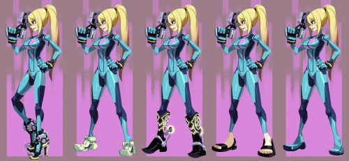 o-8:  A bit of a distraction doodle that I’ve been wanting to draw since seeing the recent Smash Bros. Nintendo Direct stream. I’m glad that Zero Suit Samus is a separate character now, but like a majority of the internet, I do find her heels to be