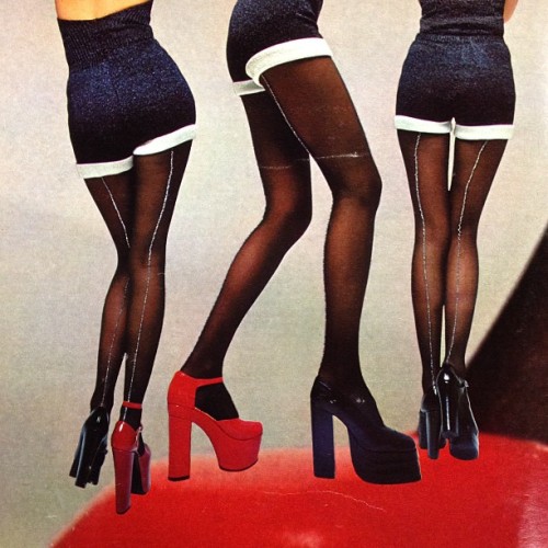 sighswhispers: Dream platforms! Photographed by Harri Peccinotti for Nova, November 1972.