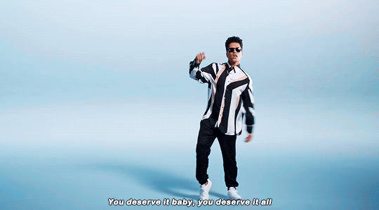ruinedchildhood:  get you a man like Bruno Mars