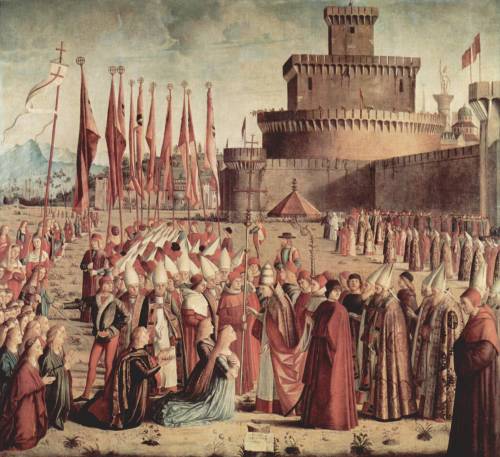 Vittore Carpaccio — Pilgrims (1495)