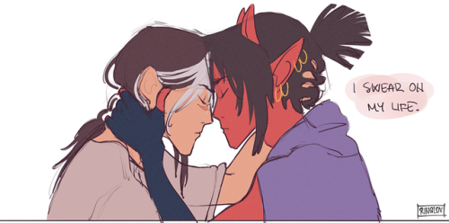 ringlov:Happy Valentine’s day, @bulletbats!! sorry i’m so goddamn lateSo, uh, you said the words fan