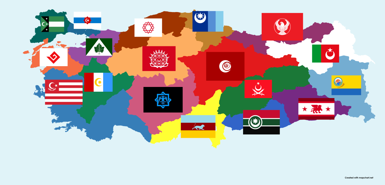 My take of regional flags of Anatolia(a few are OC) from /r/vexillology
Top comment: Could you do this for Denmark? We have terrible regional flags