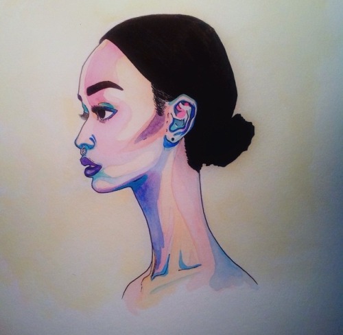 Afro bun hair piece