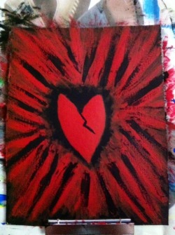 Finished painting. Acrylic. MY AFFLICTION&hellip;..