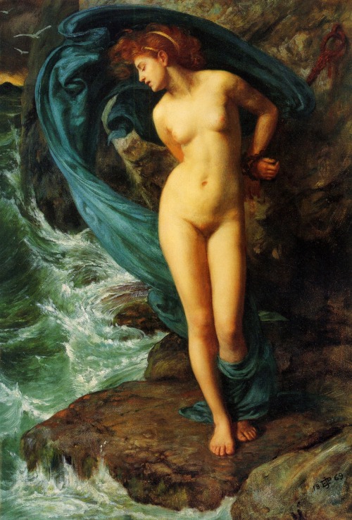 fer1972:  Today’s Classic: Sir Edward John Poynter (1836-1919) 1. Cave of the Storm Nymphs 2. The Nymph of the Stream 3. At Low Tide 4. Andromeda 5. The Wonders of the Deep  Esto es arte!