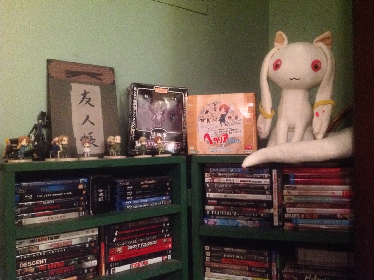 sleepingtsundere:  Not pictured; my sister’s side/disaster area, my sister.  I