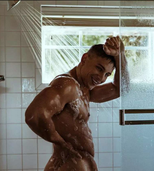 What have I told you about showering without me?!Photography: Jake O’DonnellSEE MORE HOT GUYS 