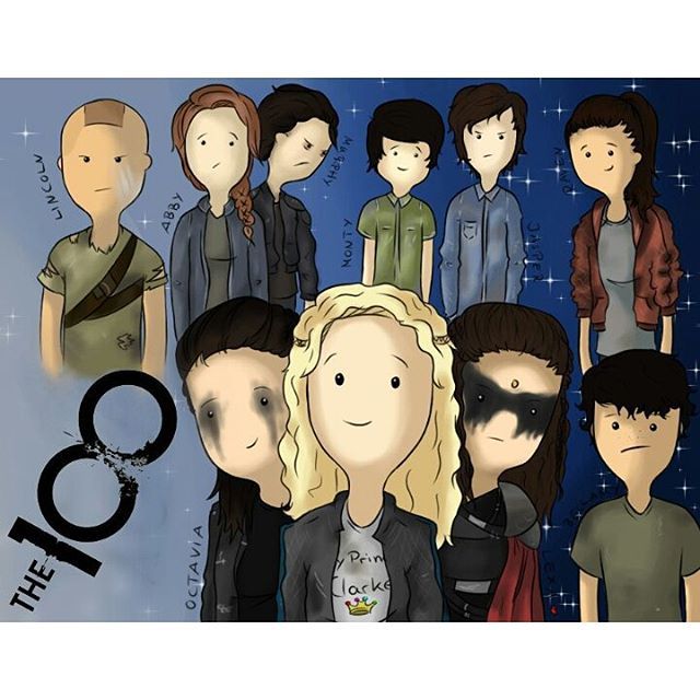 the100-art:  The 100 - Adventure Time style by ungepinselt Support the artist: instagram