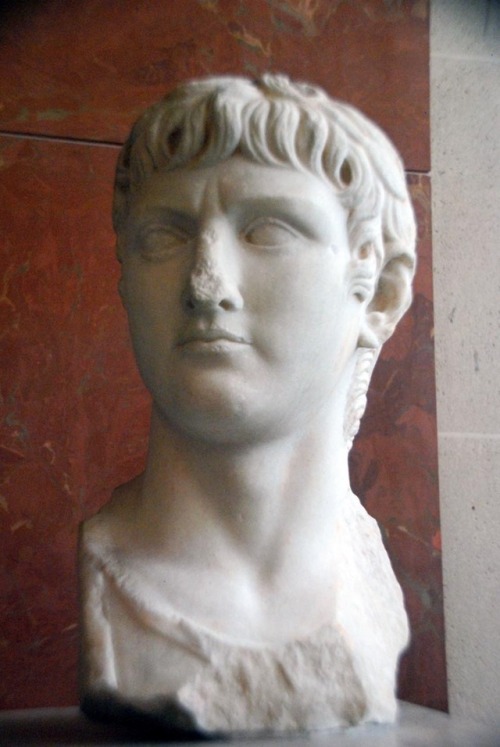 Portrait of Germanicus. From Cordoba. 15-19 AD. Marble. Musée du Louvre, Paris. Inv. MND
