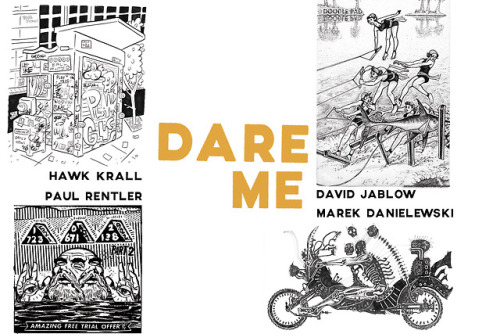 DARE ME. Opens May 4th at James Oliver Gallery (723 Chestnut St 4th fl. Philadelphia, PA.19106). Ope