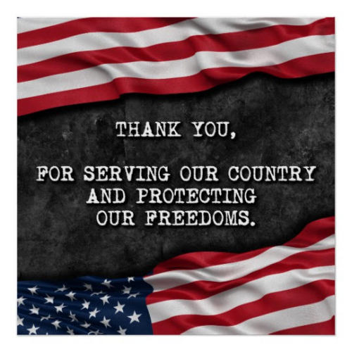 To All Past, Present And Future Military God Bless You And Thank You For Your Service.