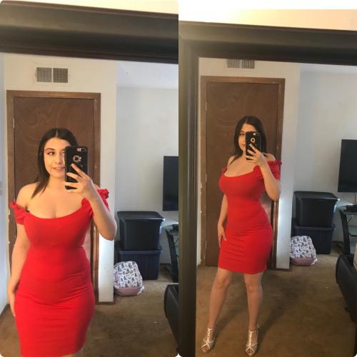 ❤️ Sexy red dress