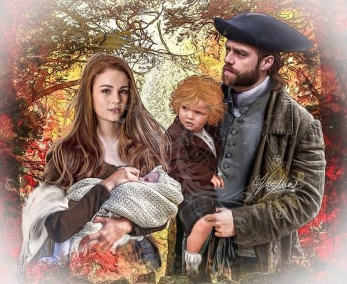 thebrochtuarachs: Whoever made this fanart, . Honestly, canna wait to see wee Jem with grandparents!