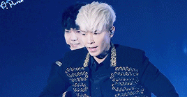 haehyukjaes:  ღ donghae → blonde hair. 