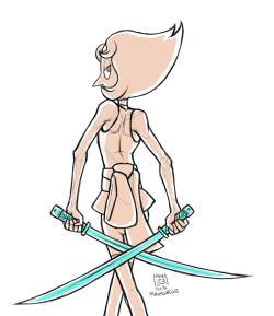 manasurge:  A quick sketchy Pearl birthday