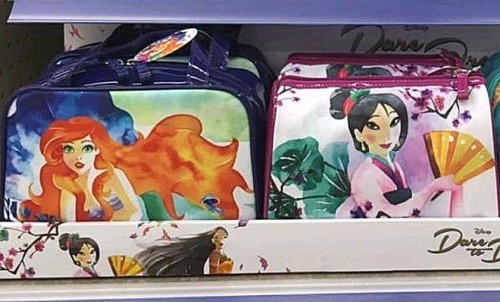 Dare to Dream make up line at Walgreens. Pocahontas, Mulan, and Ariel each have a line of their own 