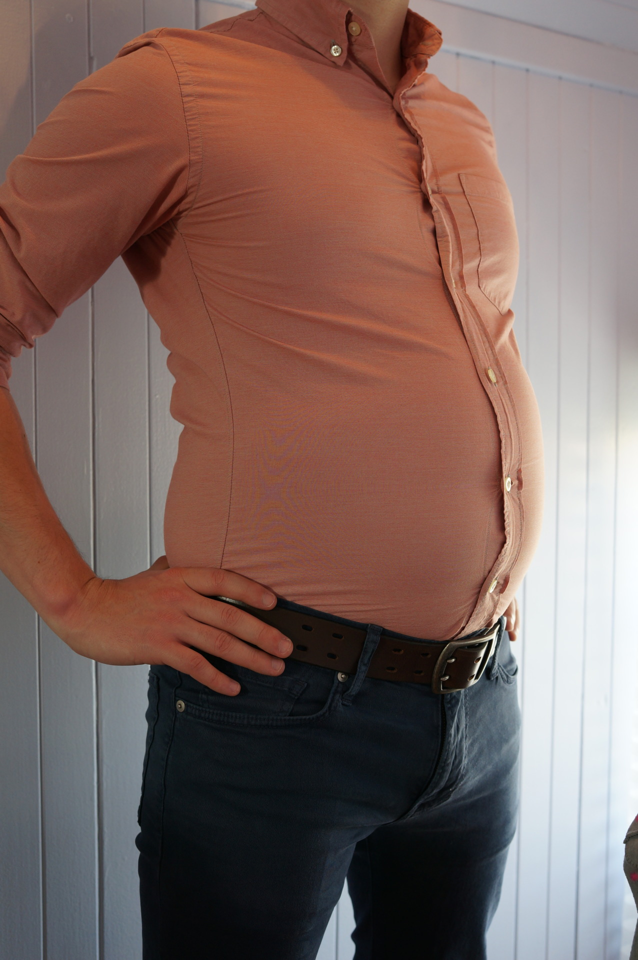 eatdeepfriedgrits:  Tighter? The same? I haven’t lost any weight, that’s for