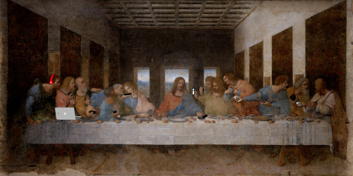 Based on : The last supper by Leonardo da Vinci (1495-98).
ART X SMART Project by Kim Dong-kyu, 2013.