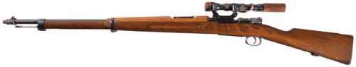 Swedish Carl Gustaf Model 1896 bolt action rifle with M/42 scope.from Rock Island Auction