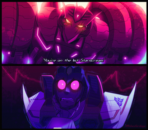 ashesfordayz:So uh I didn’t really see much art of Tarn and Starscream together so I took matt