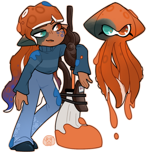 A New Splatoon Kid Has Joined The Collection!She's Giving Art Teacher Vibes, I Love Her.