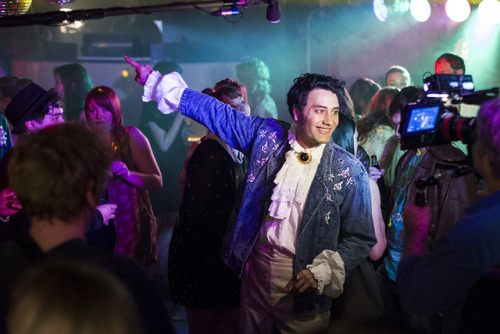 waititi:Cori Gonzalez-Macuer,Jonny Brugh, Jemaine Clement, and Taika Waititi on the set of What We D