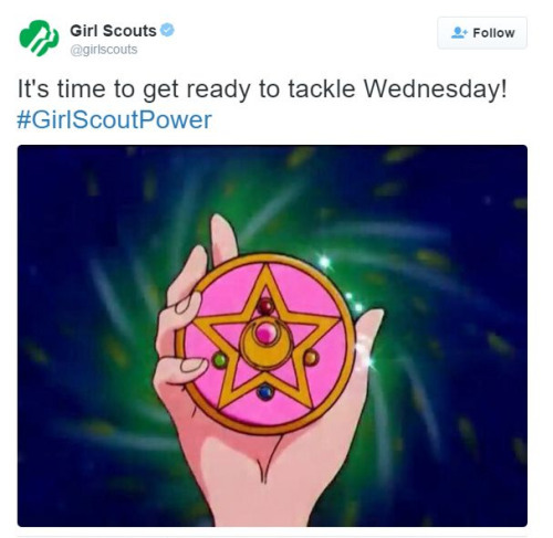 tmchiba:Girl Scouts Went There! (Sailor Scouts! hah!)twitter.com/girlscouts/status/679661622