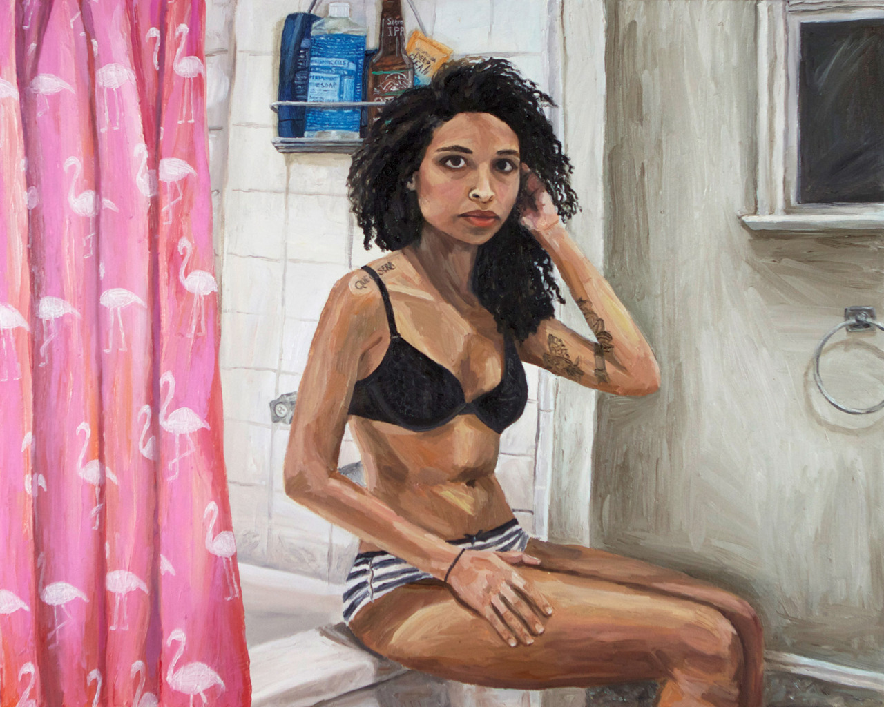 Anjelica, 24" x 30" Oil on Canvas
Andrea Nakhla