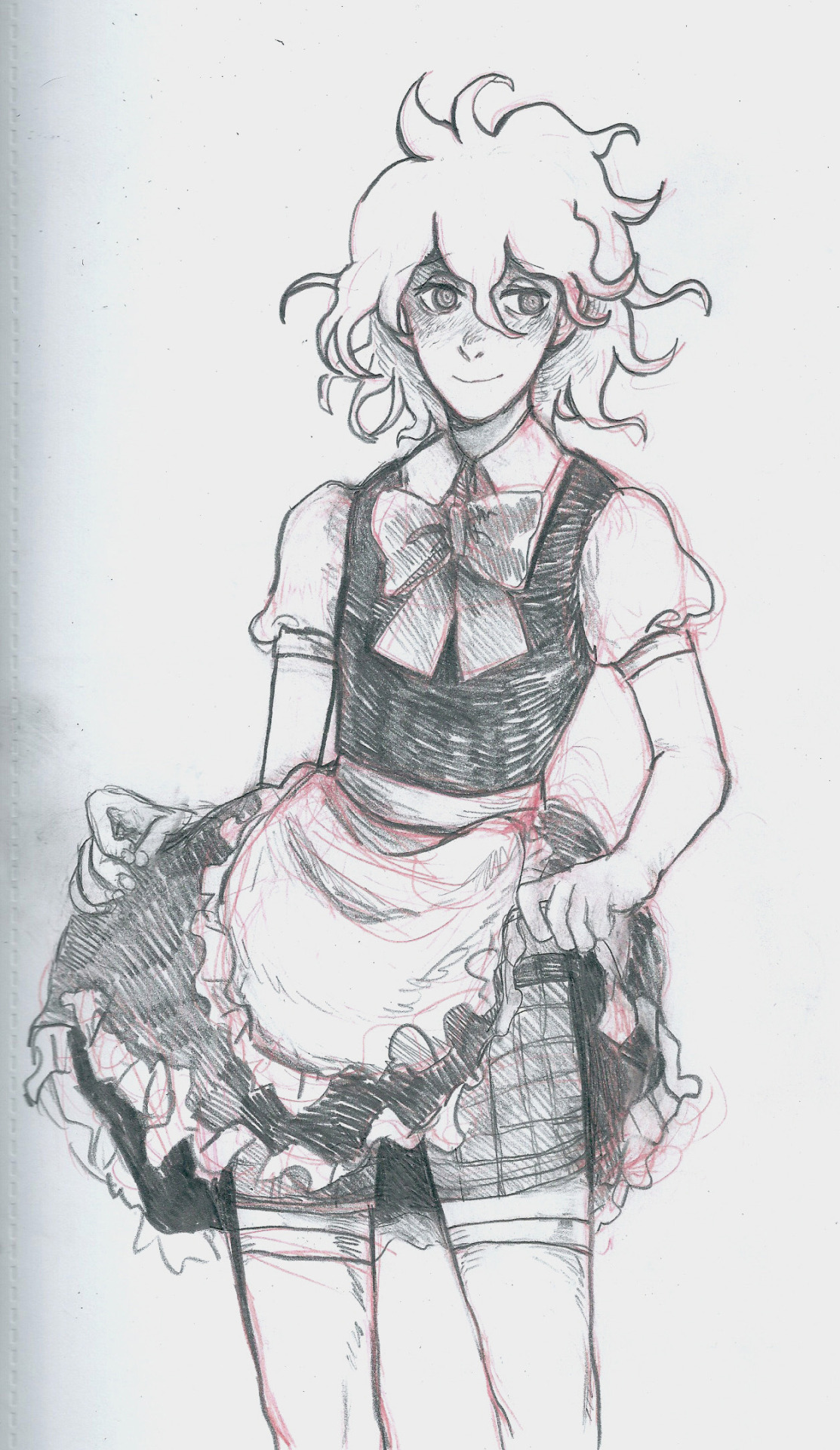 kuropin:  Sometimes I remember that maid Komaeda is a thing and feel happy EDIT: