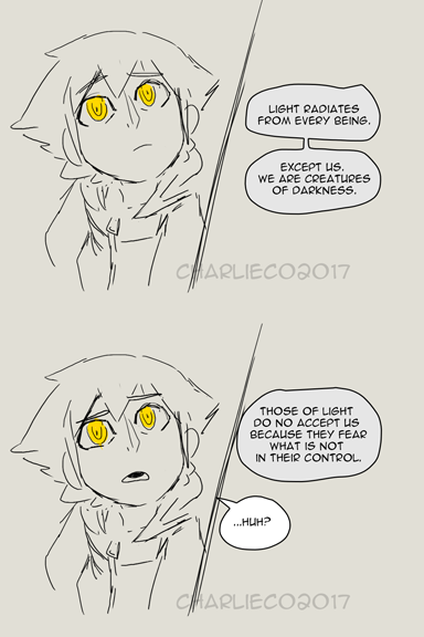 chachacharlieco:  Stars and LightXemnas’ dialogue from @live-wires-hell