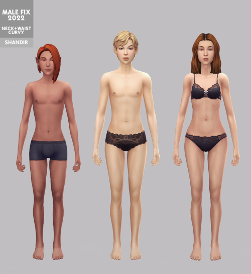 It’s time for more basic body presets. Old post with some more screenshots is here. Three basi