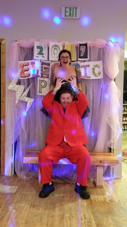 skella-whore:  Prom was so silly and fun! This was the first time that evil-sin’s gf, my mom, and all of us did something together. It was so fun and awesome. I feel so thankful for my beautiful family.   ALSO MOM AND I WON PROM KING AND QUEEN!  You