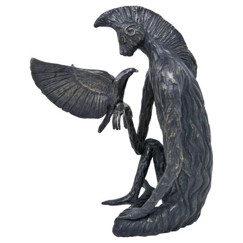 jareckiworld:Leonora Carrington (1917-2011) — El Nahual del Mono (bronze, 2007)