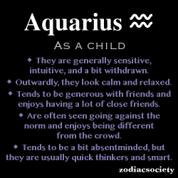 zodiacsociety:  The Young Aquarius