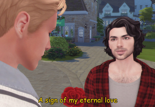 Amber: What is it?Aidan: I sign of my eternal love.Amber: This flower will wither in two days.Aidan: