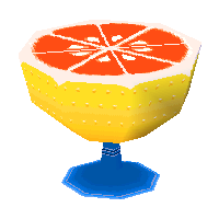 Assorted Fruit Furniture From Animal Crossing Wild World