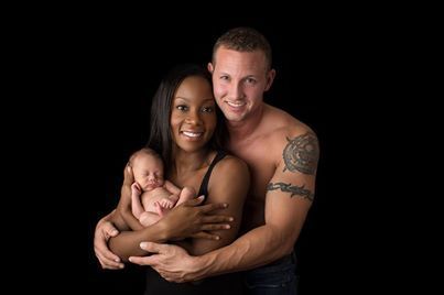 Happiness interracial family&hellip; Hope little baby can grow healthy,bless them&hellip; We