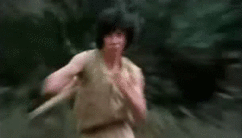 gutsanduppercuts:  Easily one of the most iconic training sequences of all time: Jackie Chan in “Snake in the Eagle’s Shadow.”