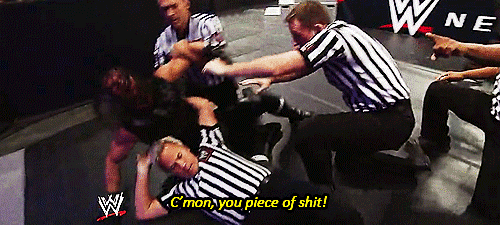 widowoftomorrow-blog:  In which Dean Ambrose gets Seth Rollins so hyped he forgets