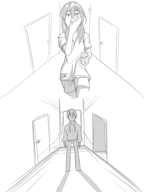 kksunnydeedog:  Makoto later finds Haru galloping in the streets wet and naked with an empty glass in his hands. 
